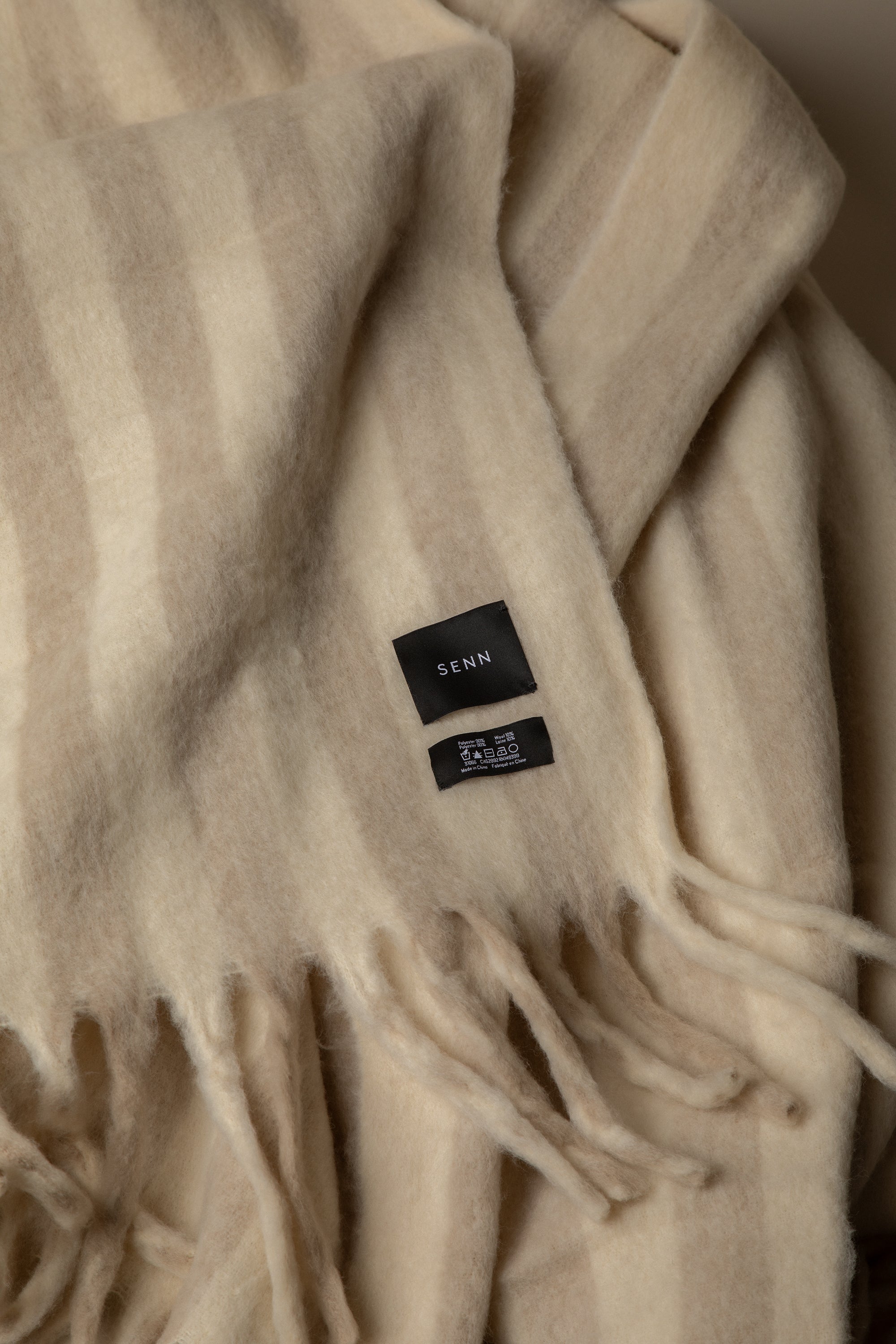 LINEA WOOL BLEND THROW