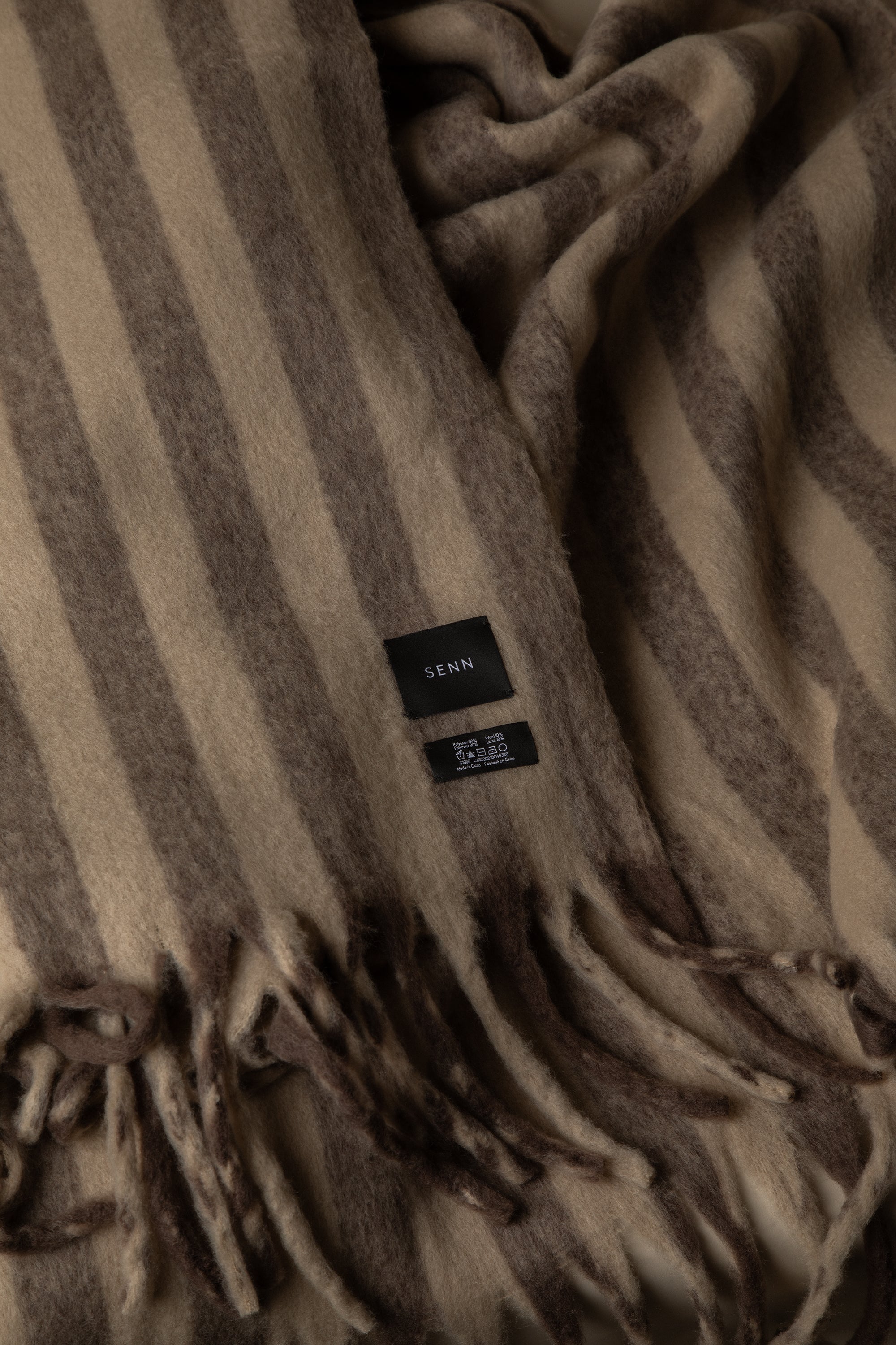 LINEA WOOL BLEND THROW