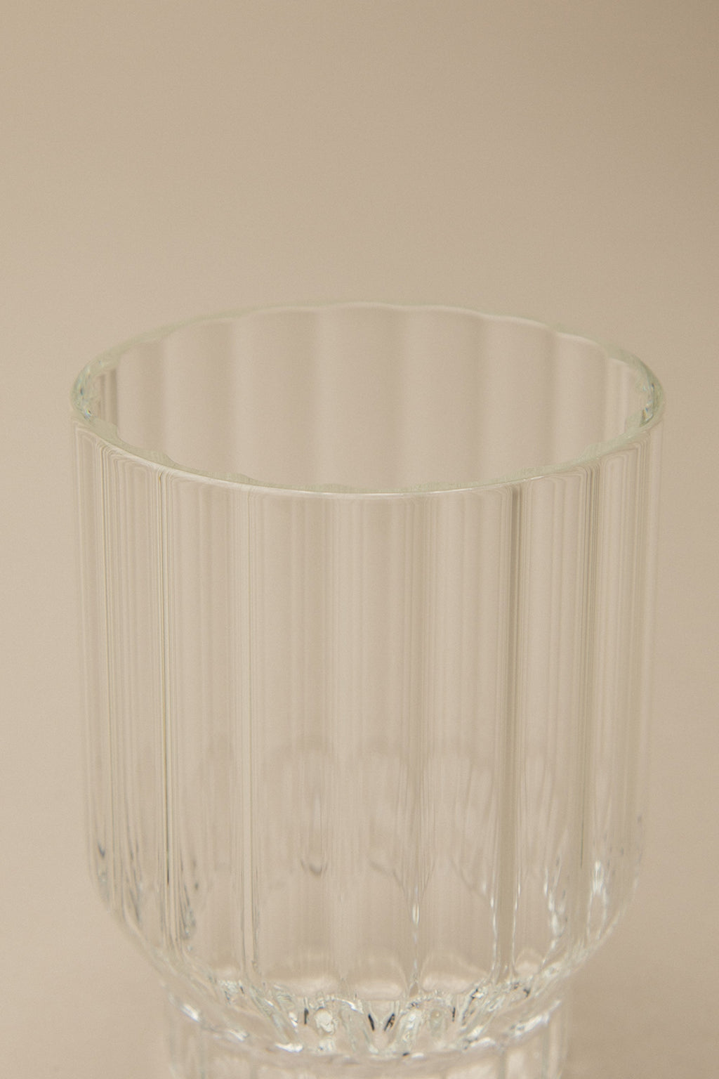 FLUTED TUMBLER GLASSES, SET OF 2