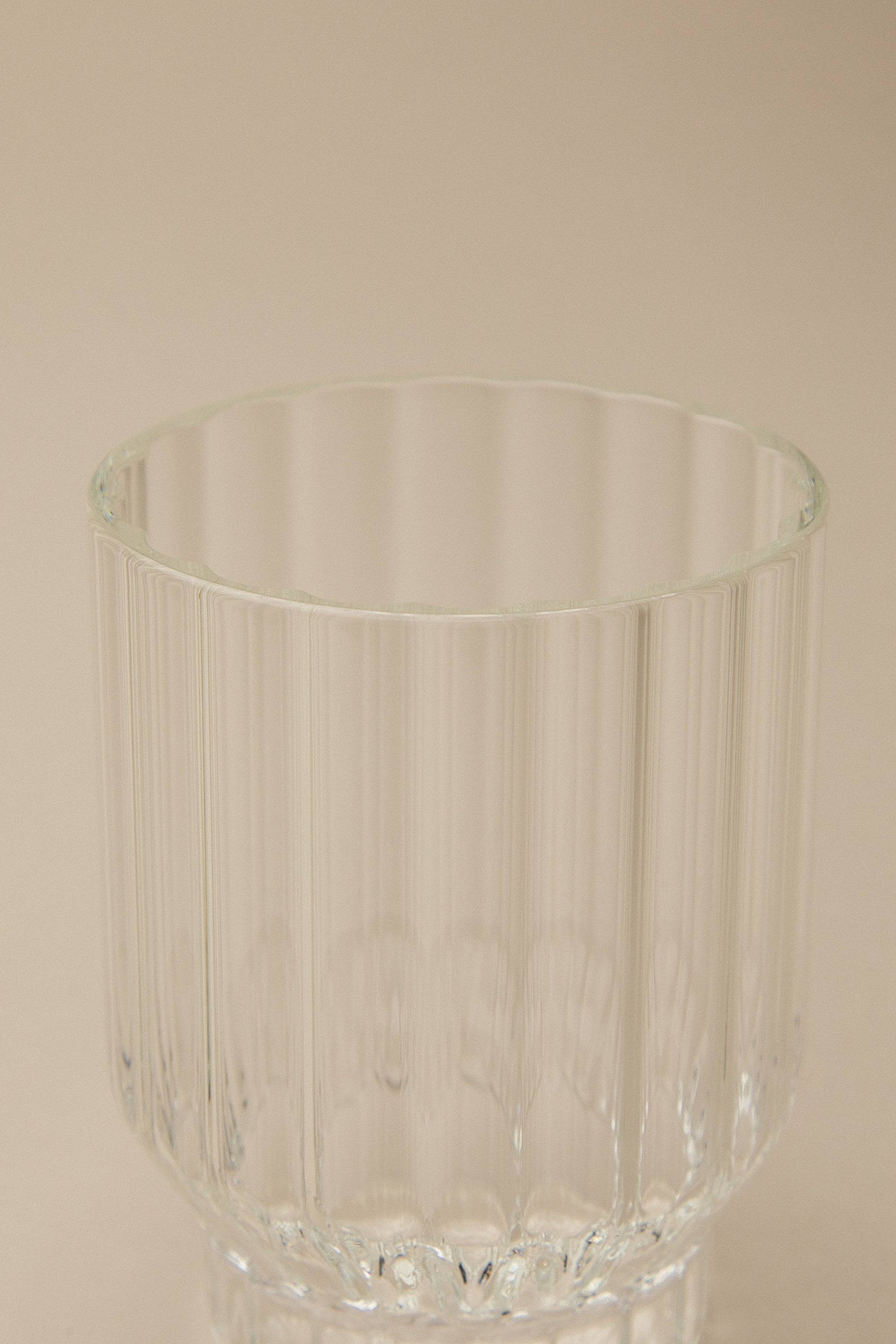 FLUTED TUMBLER GLASSES, SET OF 2