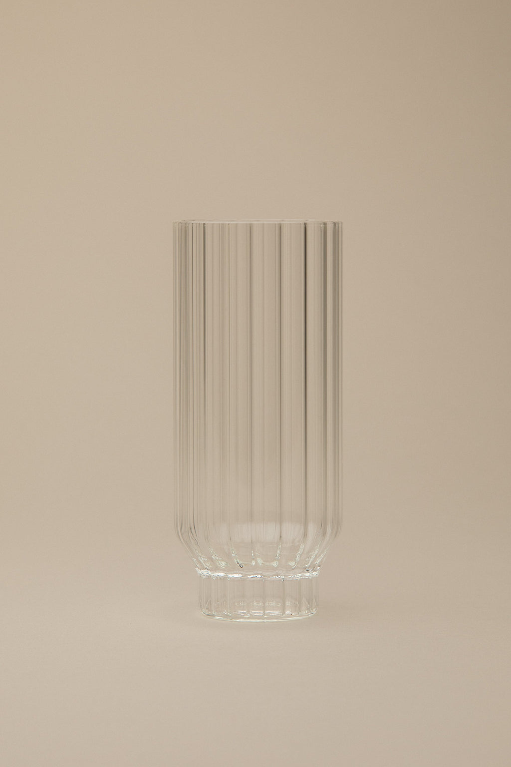 FLUTED COOLER GLASSES, SET OF 2