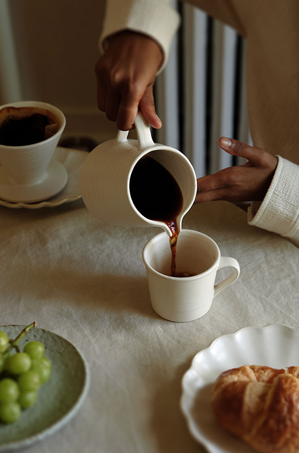 STONEWARE POUR-OVER COFFEE MAKER