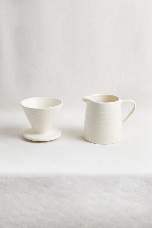 STONEWARE POUR-OVER COFFEE MAKER